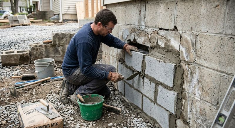 Block Wall Repair in Mesquite, TX