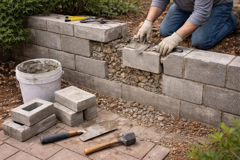 Block Wall Repair in Rockwall, TX