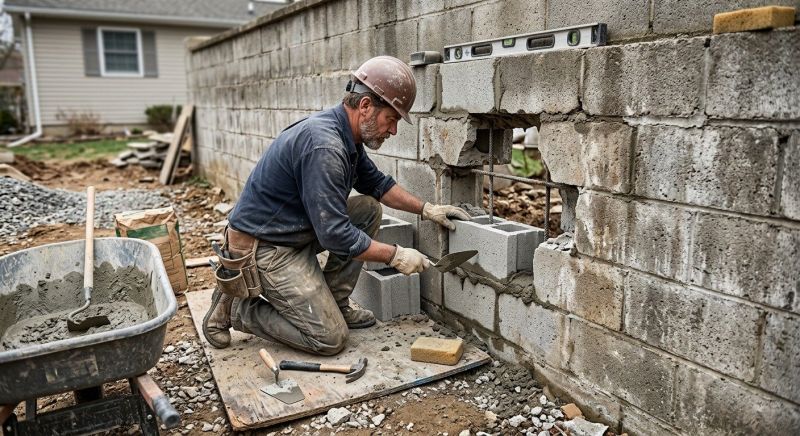 Block Work Repair in Plano, TX
