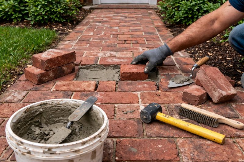 Brick Driveway Repair in Plano, TX