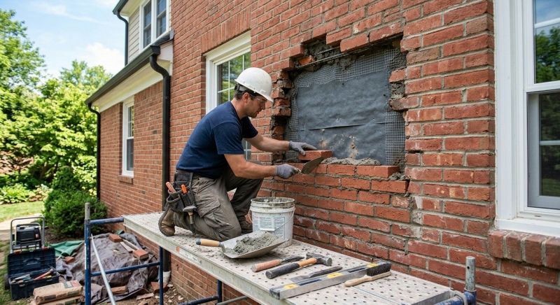 Brick Flatwork Repair in Argyle, TX
