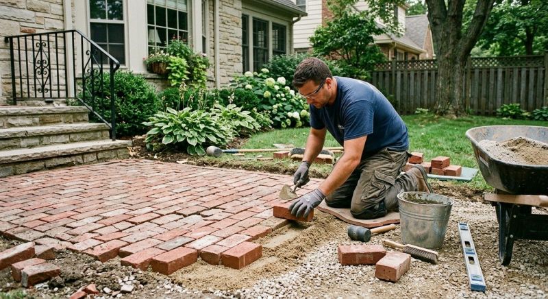 Brick Flatwork Repair in Grapevine, TX