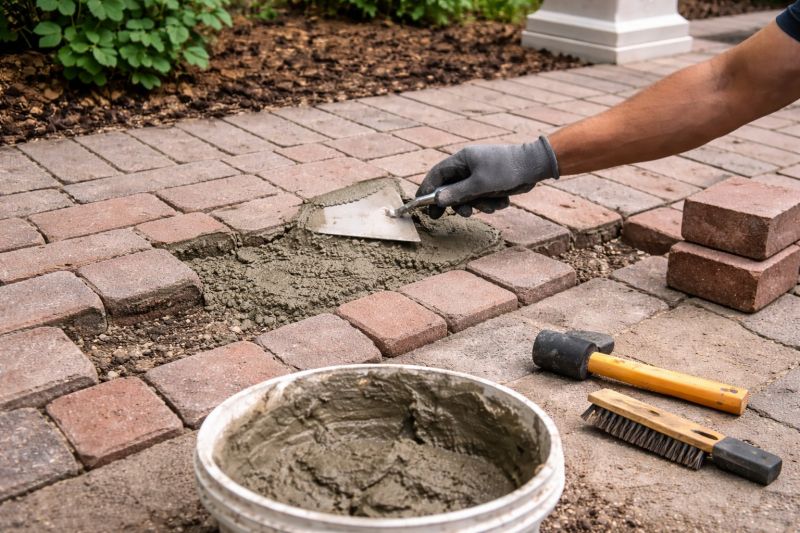 Brick Flatwork Repair in Wylie, TX