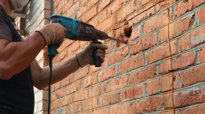 Brick Wall Repair in Collin County, TX