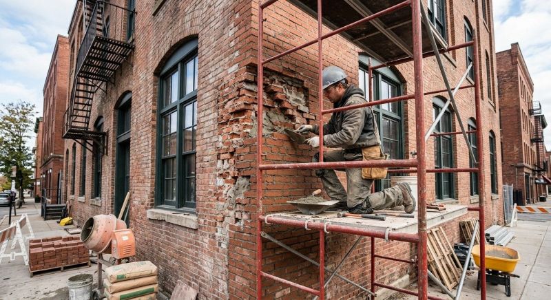 Commercial Brick Repair in Plano, TX