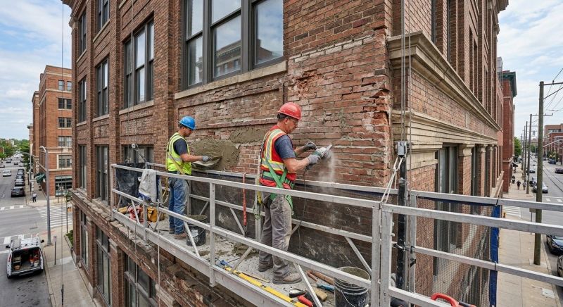 Commercial Masonry Repair in Rowlett, TX