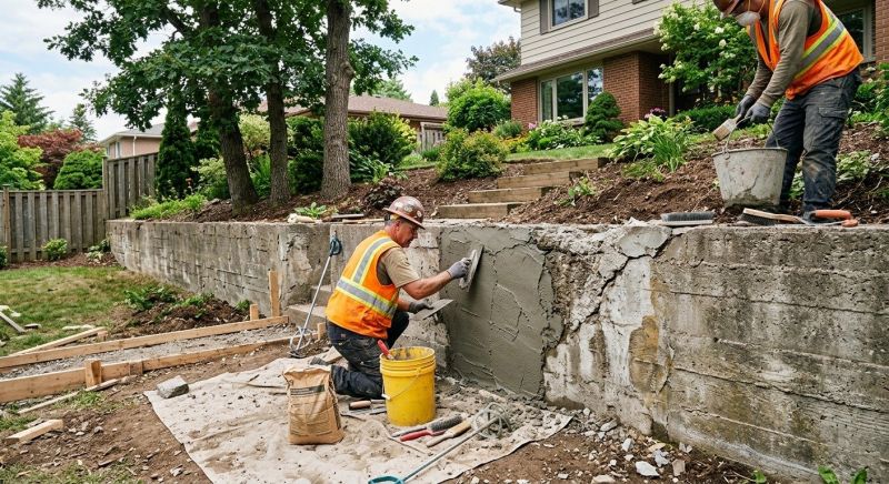 Retaining Wall Repair in Argyle, TX