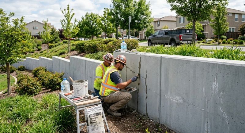 Retaining Wall Repair in Carrollton, TX
