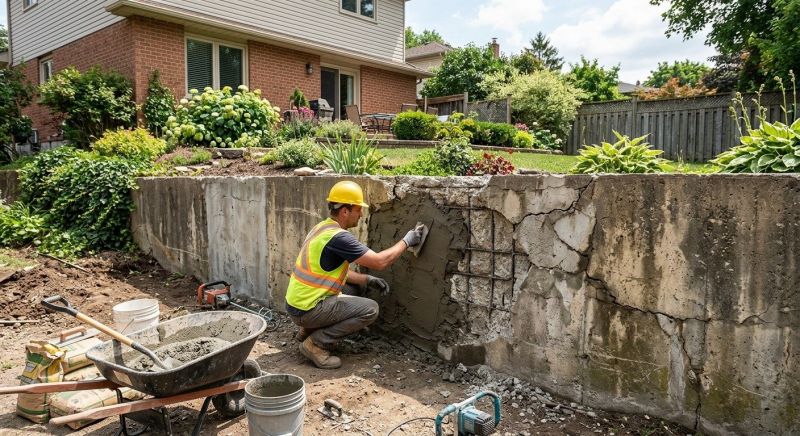 Retaining Wall Repair in Collin County, TX