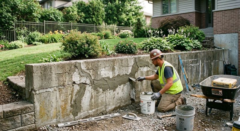 Retaining Wall Repair in Irving, TX
