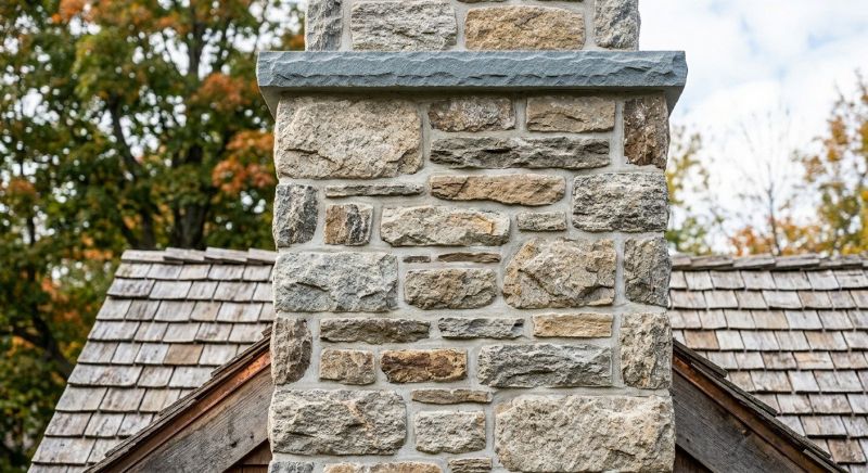Stone Chimney Installation in Addison, TX