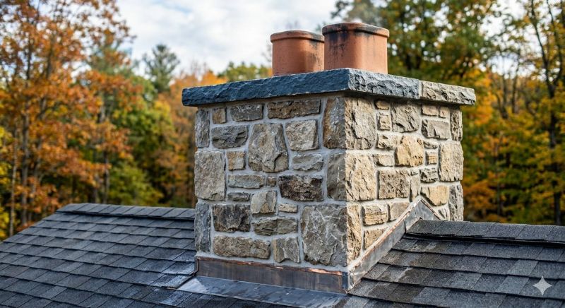 Stone Chimney Installation in Grapevine, TX