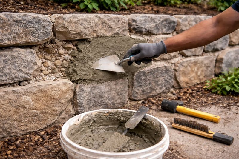 Stone Masonry Repair in Aubrey, TX
