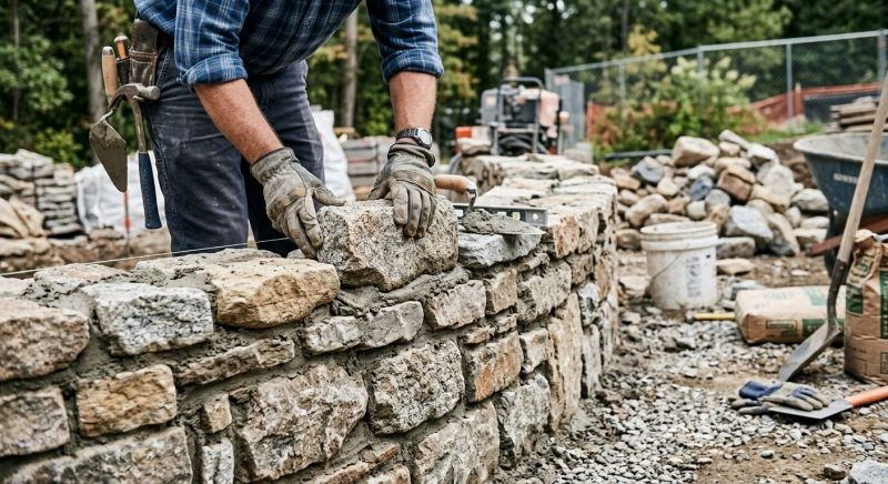 Stonework Installation in Richardson, TX